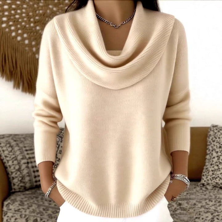 Women's Sweater – Soft Knit Relaxed Fit Pullover for Comfort