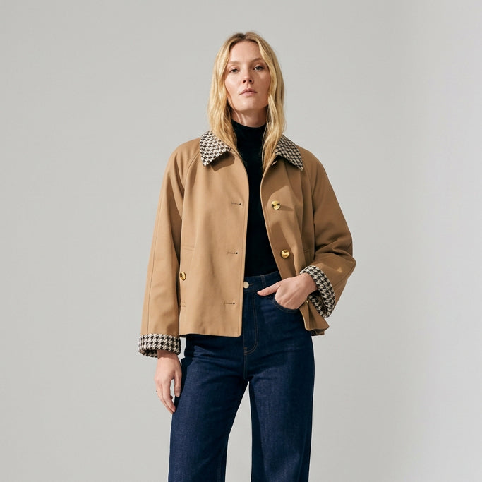 Women's Jacket, Plaid-Lined, Regular Fit – Classic Layer Coat