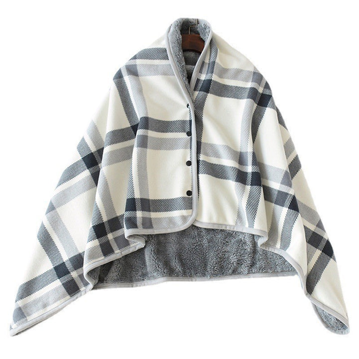 Striped Shawl Blanket – Soft Lightweight Throw for Home
