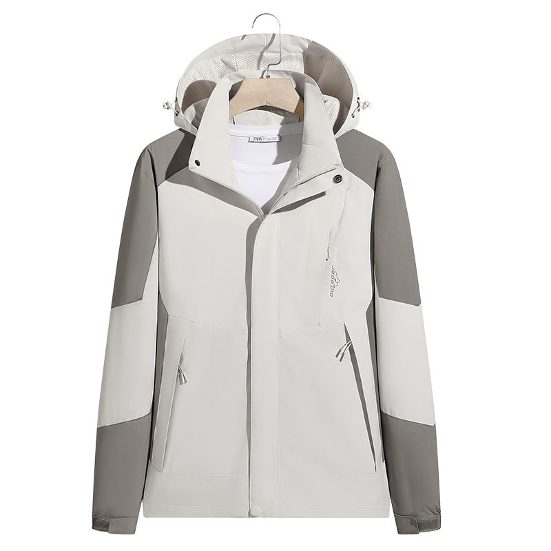 Unisex Shell Jacket – Lightweight Windproof Waterproof Outer Layer