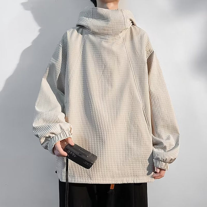 Men's Hoodie Pullover Jacket – Relaxed Fit Workwear Style