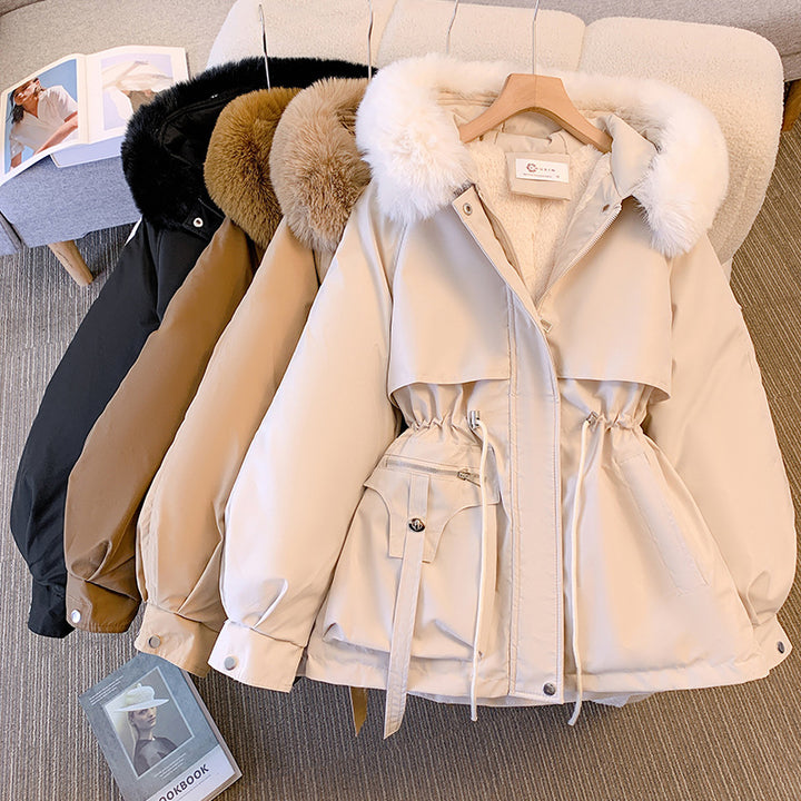 Women's Soft Structured Coat – Warm Loose Fit Longline Outerwear