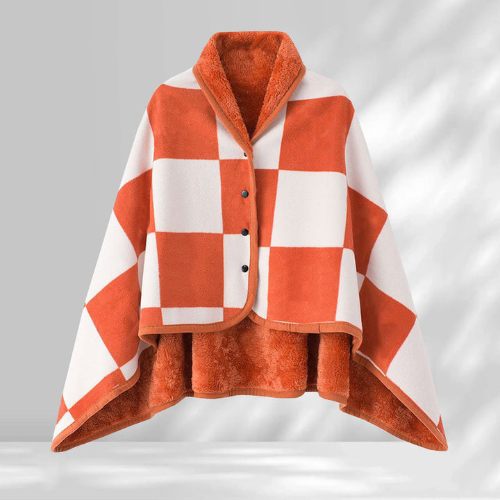 Striped Shawl Blanket – Soft Lightweight Throw for Home