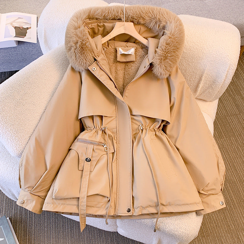 Women's Soft Structured Coat – Warm Loose Fit Longline Outerwear