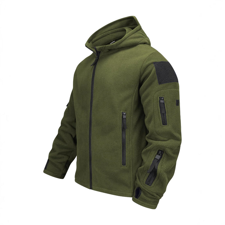 Men's Fleece Jacket – Slim Fit, Warm Outdoor Layer with Zipper Pockets