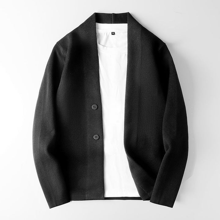 Men's Slim Fit Cardigan Sweater – Modern Handsome Layer