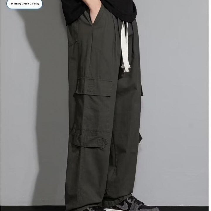 Men's Cotton Blend Trouser – Relaxed Straight Fit Casual Style