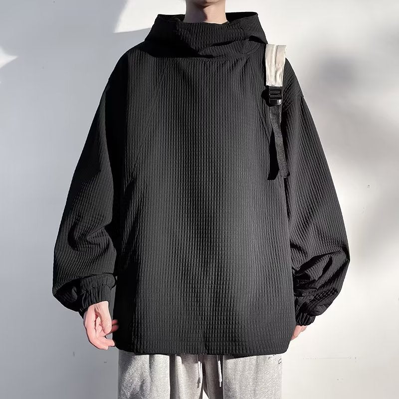 Men's Hoodie Pullover Jacket – Relaxed Fit Workwear Style