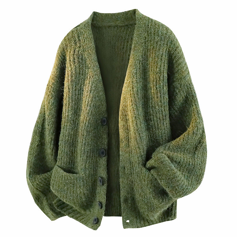 Men's Knit Cardigan Sweater – Soft Cotton Blend, Relaxed Fit Layers