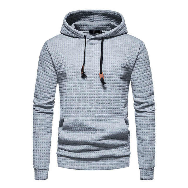Men's Hoodie – Solid Slim Fit Pullover Minimalist Sweater Cotton Blend