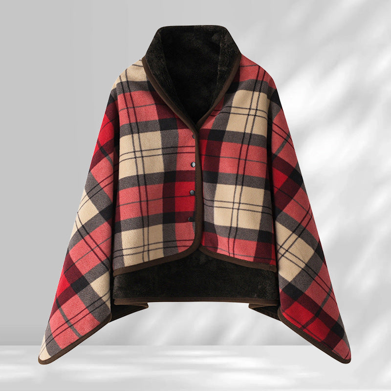 Striped Shawl Blanket – Soft Lightweight Throw for Home