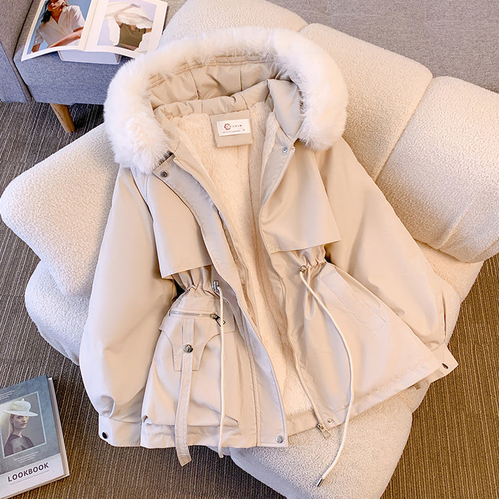 Women's Soft Structured Coat – Warm Loose Fit Longline Outerwear