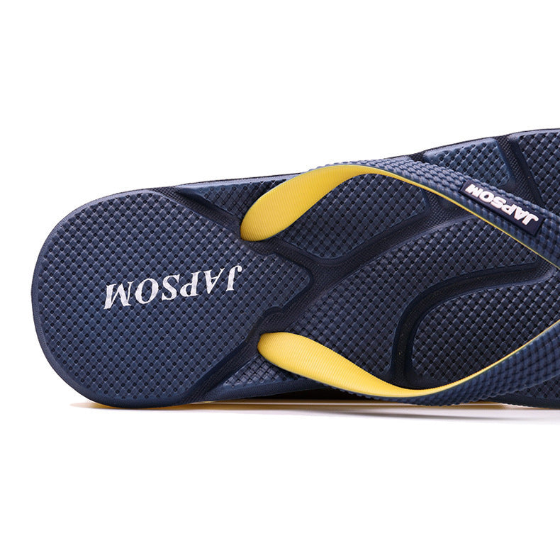 Men's Flip Flop Slippers – Flexible Rubber Sole Beach Slide