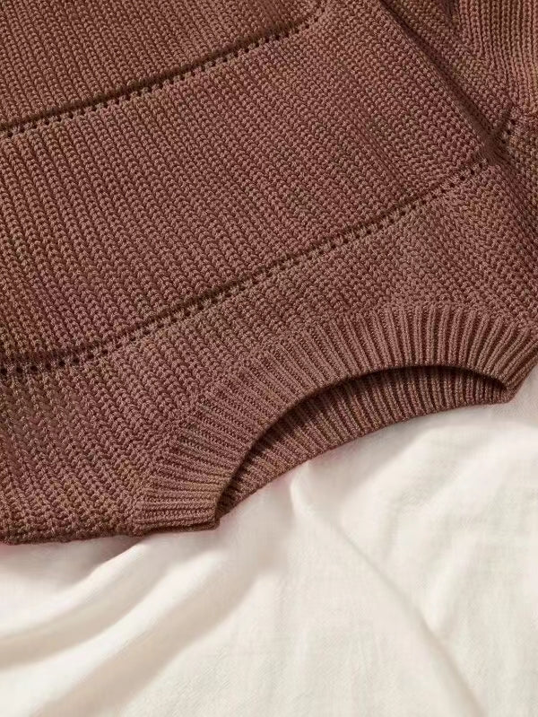 Textured Knit Women's Top – Soft, Relaxed Silhouette for Comfort