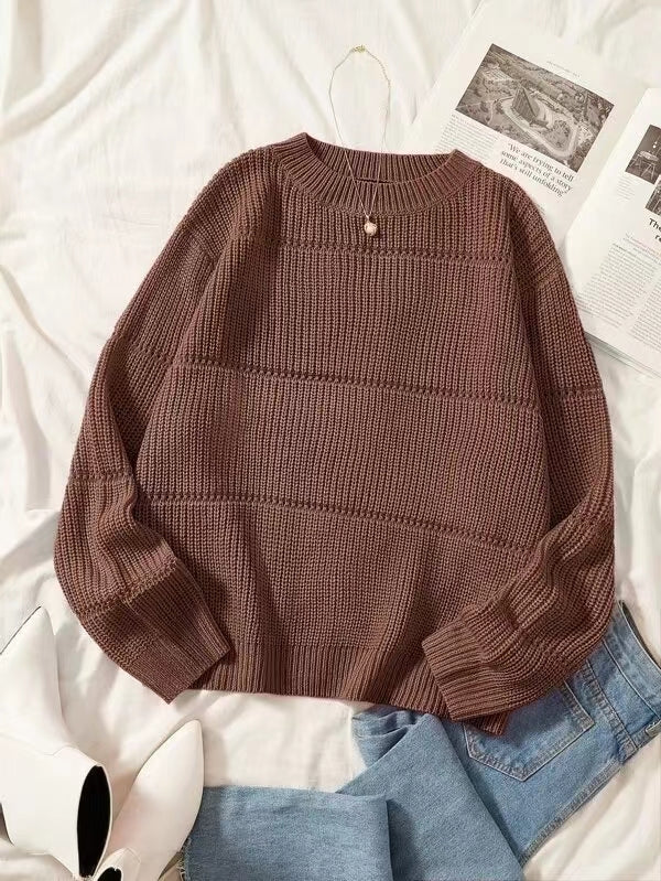 Textured Knit Women's Top – Soft, Relaxed Silhouette for Comfort