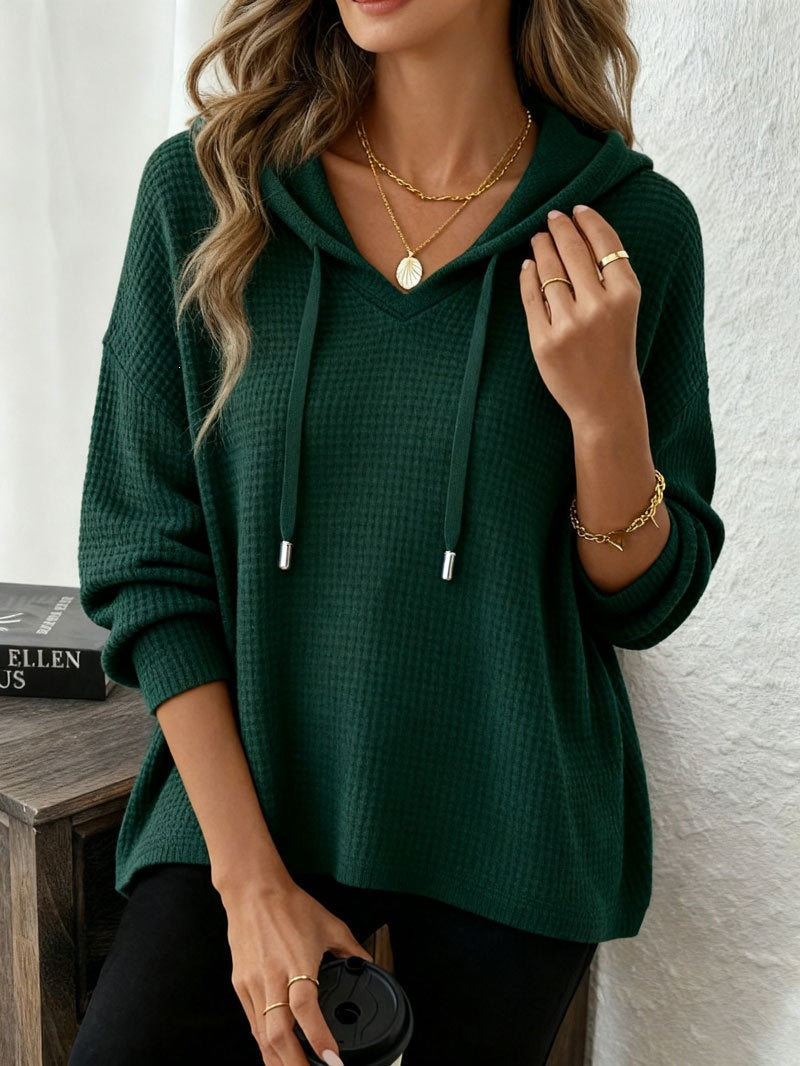 Women's Pullover Hoodie Top – Relaxed Streetwear Silhouette