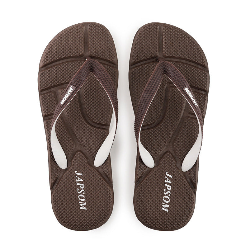 Men's Flip Flop Slippers – Flexible Rubber Sole Beach Slide