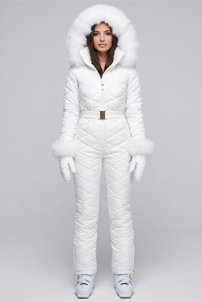 Women's Padded Jumpsuit – Streamlined Winter Streetwear One Piece