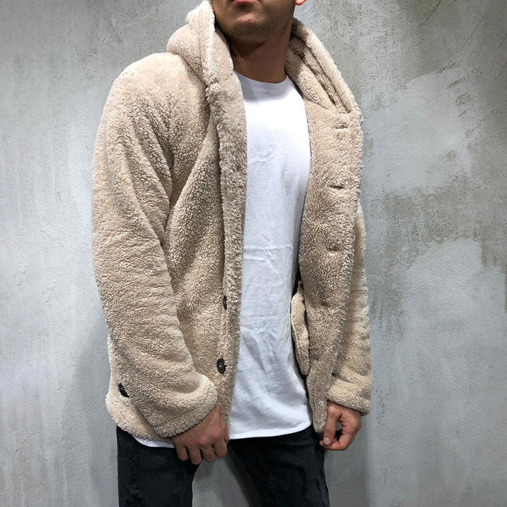 Men's Jacket – Soft-Touch Plain Casual Outerwear Layer