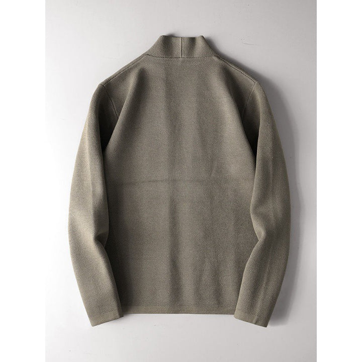 Men's Slim Fit Cardigan Sweater – Modern Handsome Layer