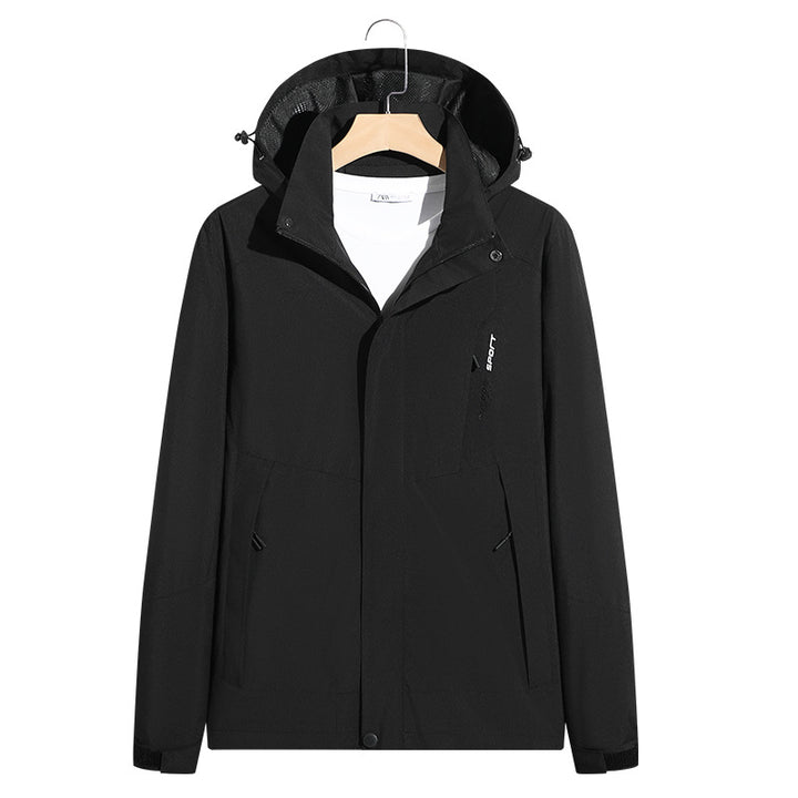 Unisex Shell Jacket – Lightweight Windproof Waterproof Outer Layer