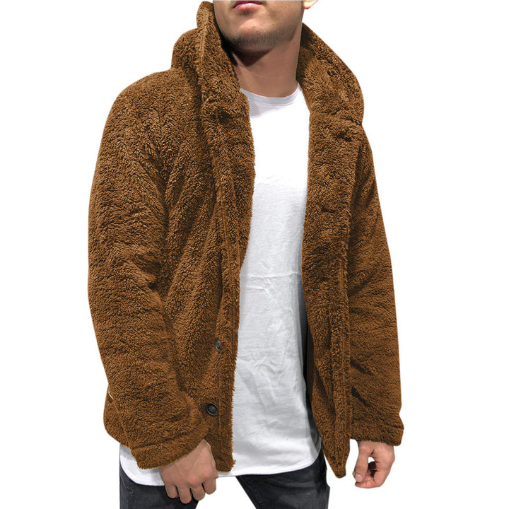 Men's Jacket – Soft-Touch Plain Casual Outerwear Layer