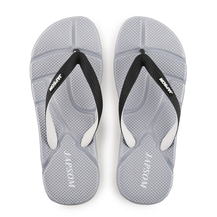 Men's Flip Flop Slippers – Flexible Rubber Sole Beach Slide