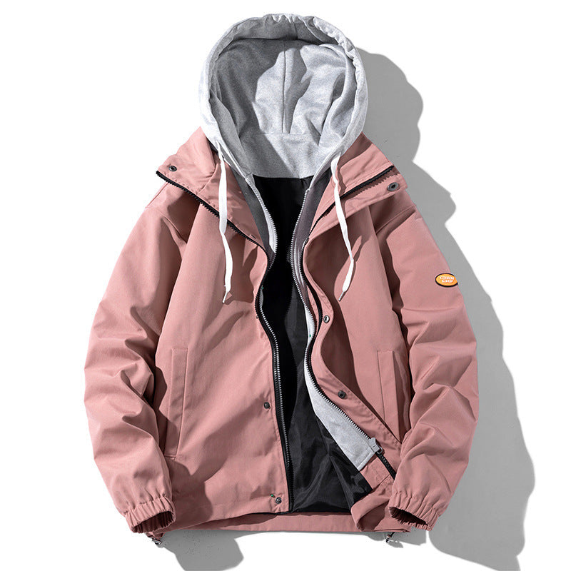 Men's Relaxed Fit Hooded Jacket – Lightweight Casual Outerwear