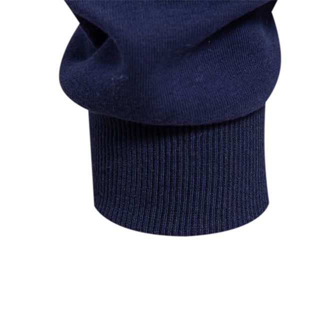 Men's Polo Sweater – Knitted Cotton Blend Contrast Collar