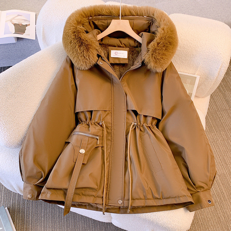 Women's Soft Structured Coat – Warm Loose Fit Longline Outerwear
