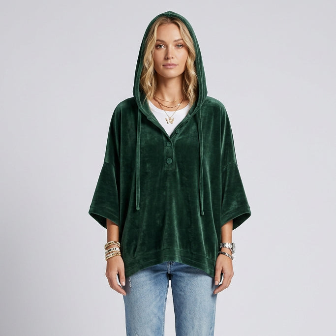 Women's Relaxed Fit Blouse – Smooth Lightweight Fabric Top