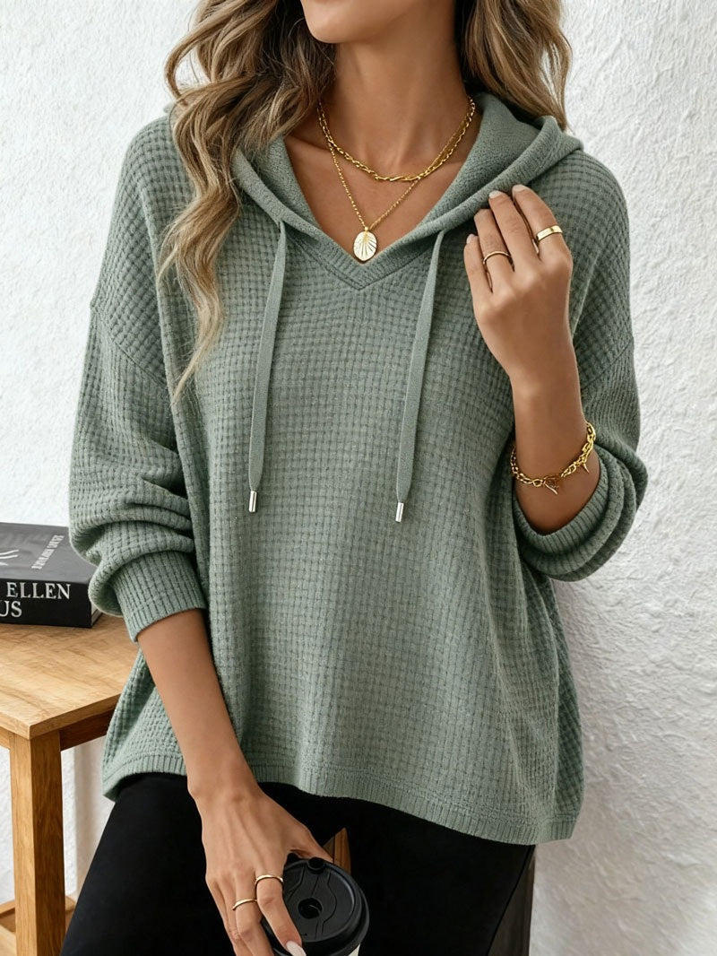 Women's Pullover Hoodie Top – Relaxed Streetwear Silhouette